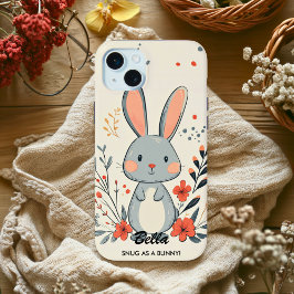 Schattige Bunny Charm - Gezellige & Schattigee Vib iPhone 15 Mini Hoesje