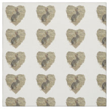 Schattige Bunny die in groot hartdier zit