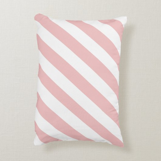 Schattige Bunny en Stripes Patroon Accent Kussen (Achterkant (Verticaal))