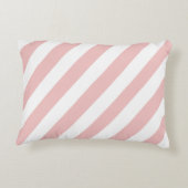 Schattige  Bunny en Stripes Patroon Accent Kussen (Achterkant)