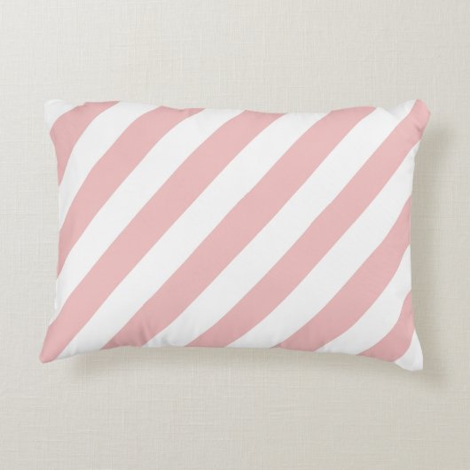 Schattige  Bunny en Stripes Patroon Accent Kussen (Achterkant)
