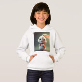 Schattige Bunny Hoodies: Perfect Cozy voor kindere (Voorkant volledig)