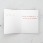 Schattige Bunny in een Kaart van de Holiday van he (Binnen)