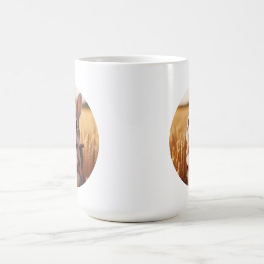 Schattige Bunny Plush Speelgoed Koffiemok (Center)