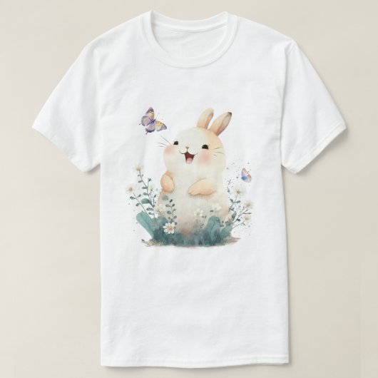 Schattige Bunny T-Shirt (Design voorkant)