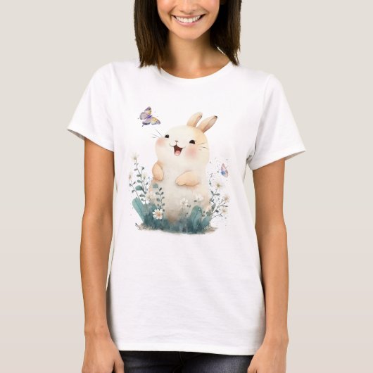 Schattige Bunny T-Shirt (Voorkant)
