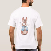 Schattige Bunny T-Shirt – Schattig Rabbit Graphic  (Achterkant)