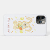 Schattige Bunny voor een positief humeur Case-Mate iPhone Case (Achterkant (horizontaal))