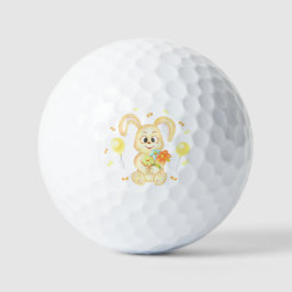 Schattige Bunny voor een positief humeur Golfballen