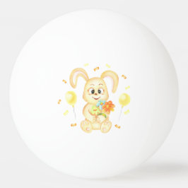 Schattige Bunny voor een positief humeur Pingpongbal
