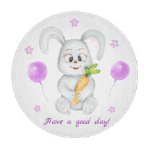 Schattige Bunny voor een positief humeur Poster