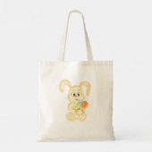 Schattige Bunny voor een positief humeur Tote Bag (Achterkant)