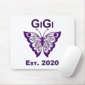 Schattige Butterfly Gigi "Est 2020" Muismat (Met muis)