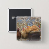 Schattige Button (Voorkant /achterkant)