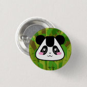 Schattige Button Panda Rice Ball (Voorkant /achterkant)