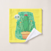 schattige Cactus Bad Handdoek (Wasdoekje)