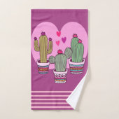 schattige Cactus Bad Handdoek (Handdoek)