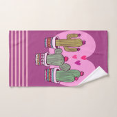 schattige Cactus Bad Handdoek (Handdoek)