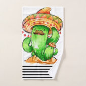 schattige Cactus Bad Handdoek (Handdoek)