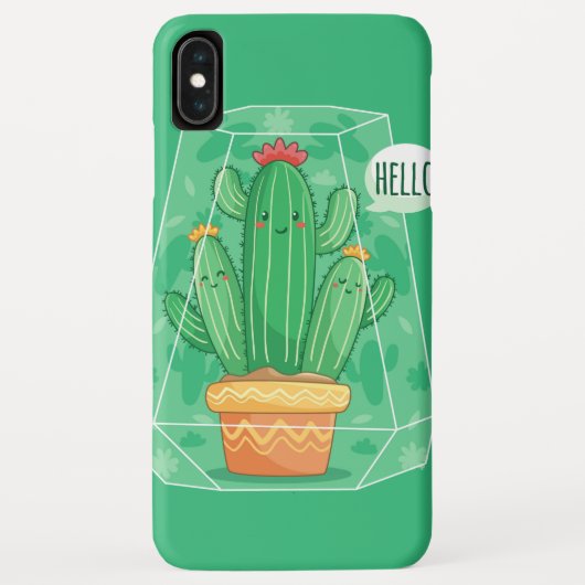 schattige Cactus Case-Mate iPhone Case (Achterkant)