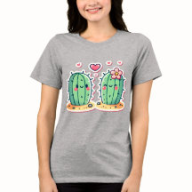 Schattige Cactus Couple Design