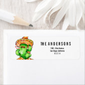 schattige Cactus Etiket (Insitu)