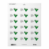 schattige cactus etiket (Full Sheet)