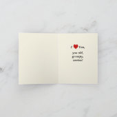 schattige Cactus Feestdagen Kaart (Binnen)