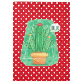 schattige Cactus Klembord (Achterkant)