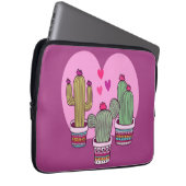 schattige Cactus Laptop Sleeve (Voorkant Rechts)