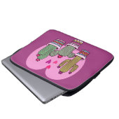 schattige Cactus Laptop Sleeve (Voorkant onderkant)