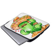 schattige Cactus Laptop Sleeve (Voorkant onderkant)