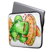 schattige Cactus Laptop Sleeve (Voorkant Links)