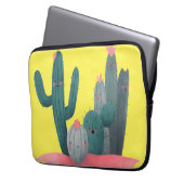 schattige Cactus Laptop Sleeve (Voorkant Links)