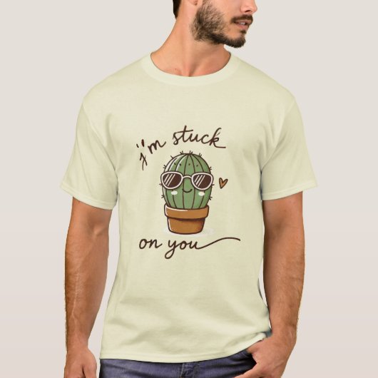 Schattige Cactus Love T-Shirt – Grappig & Trendy c (Voorkant)
