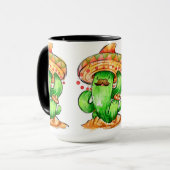 schattige Cactus Mok (Voorkant links)