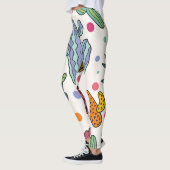 Schattige Cactus  naadloos patroon Leggings (Links)
