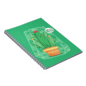 schattige Cactus Notitieboek (Rechterzijde)