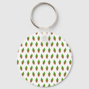 Schattige Cactus Pattern Sleutelhanger