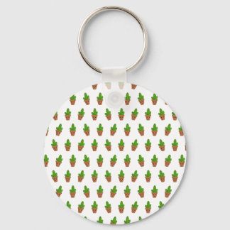 Schattige Cactus Pattern Sleutelhanger