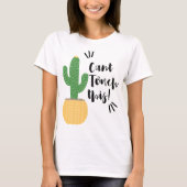 Schattige Cactus Quote T-shirt (Voorkant)