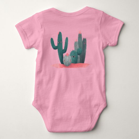 schattige cactus romper (Achterkant)