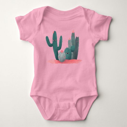schattige cactus romper (Voorkant)