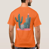schattige cactus t-shirt (Achterkant)