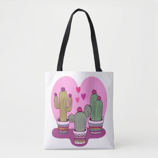 schattige cactus tote bag (Voorkant)