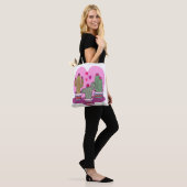 schattige cactus tote bag (Op model)