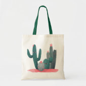 schattige Cactus Tote Bag (Voorkant)