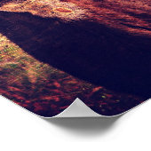 Schattige Calf Grunge Poster (Hoek)