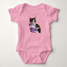 Schattige Calico Kat Knuffelbeer Romper