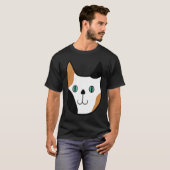 Schattige Calico Kitty Kat Leuke Aardige Kitten T-shirt (Voorkant volledig)